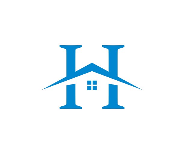 h字母房子logo