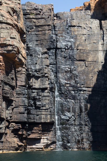 大峡谷,瀑布,红砂岩