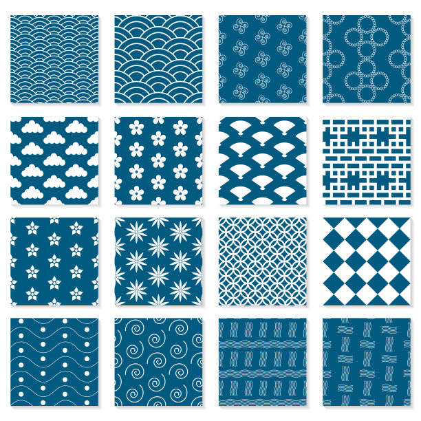 中国风花纹图案