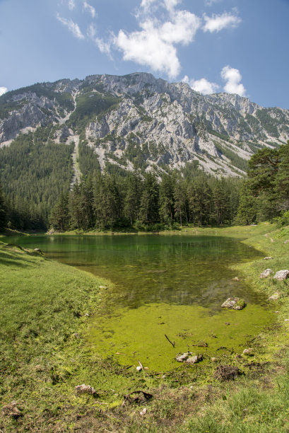 山间翠湖