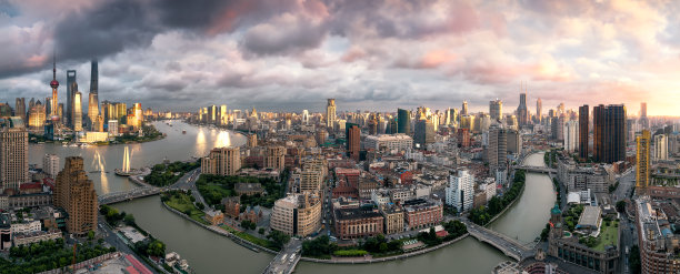 上海浦东,陆家嘴全景