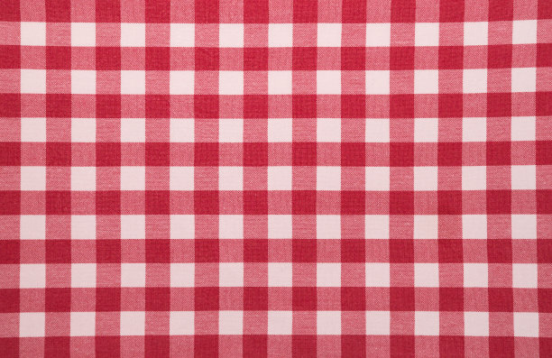 红白格纹