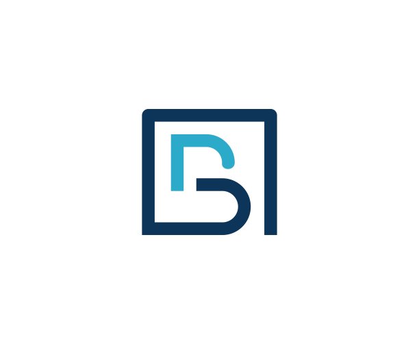 b字母通讯标志logo