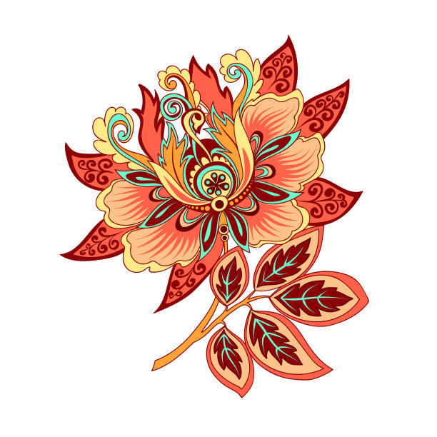 绣花美女头像