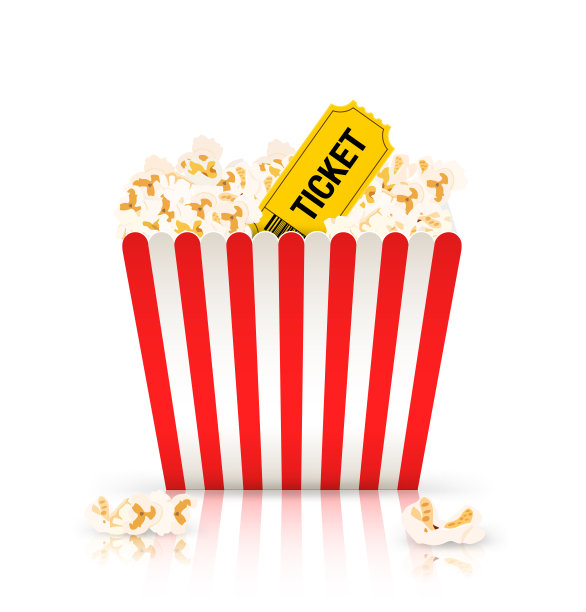 爆米花矢量文字