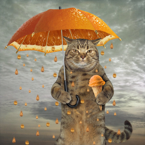 雨天撑伞的人