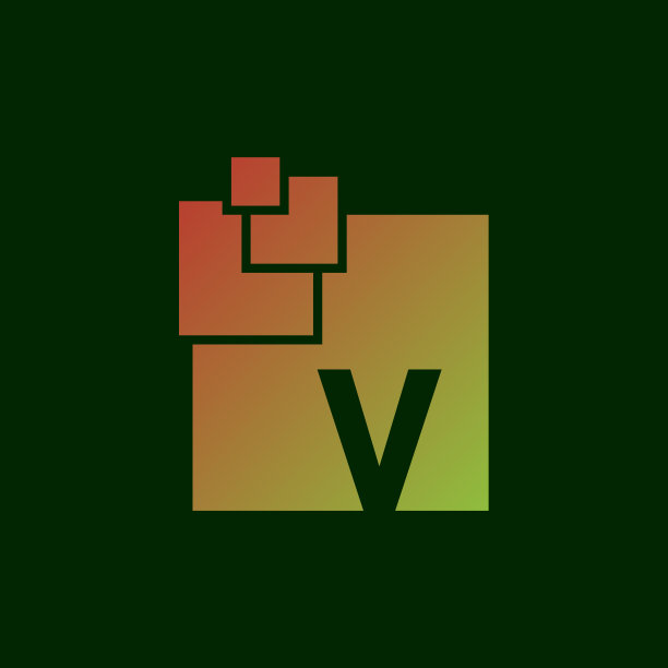 v字logo