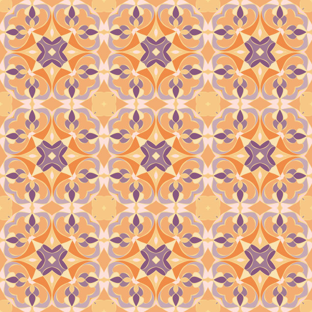 精美圆形花纹图案素材