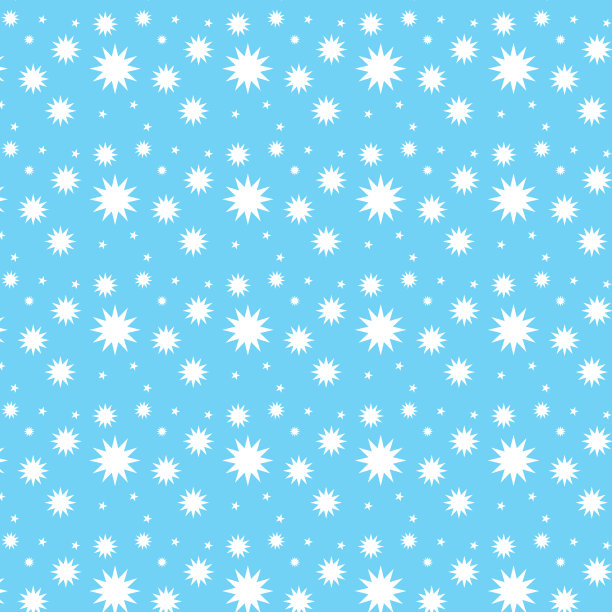 蓝调几何图案无缝背景