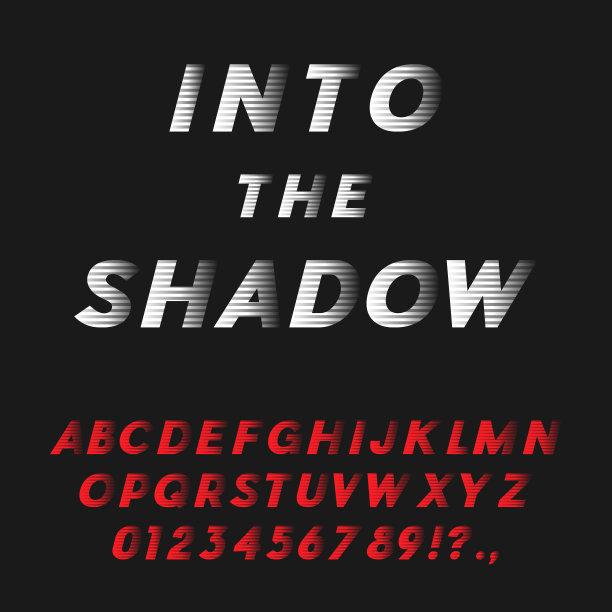 文字字体组合设计