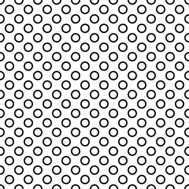 几何图案黑白无缝纹理