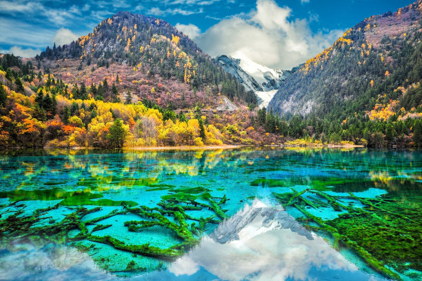 九寨沟的水