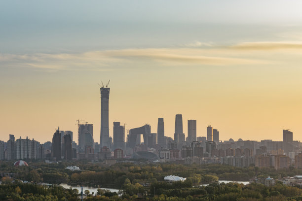 北京城市风光国贸cbd繁华都市