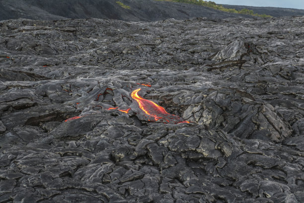 抽象火山爆发