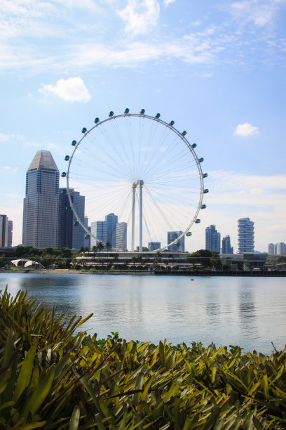 新加坡海岸城市风光