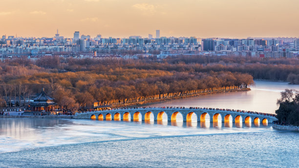 冬季十七孔桥