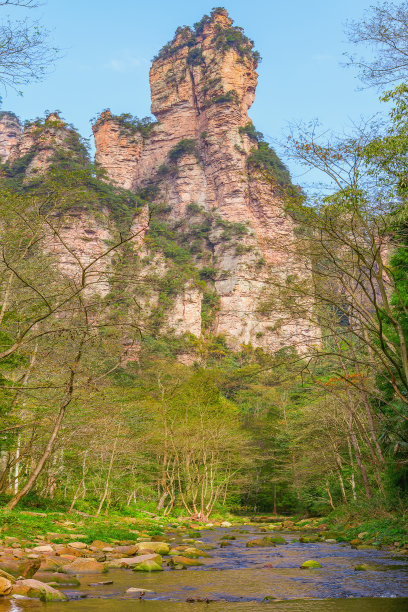 山间小溪山涧溪流