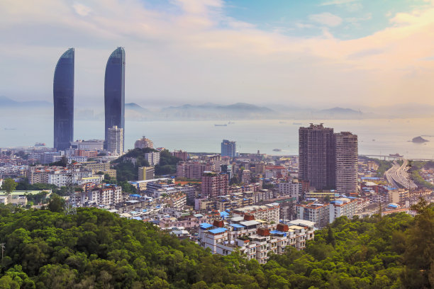 厦门海洋地标建筑都市风景