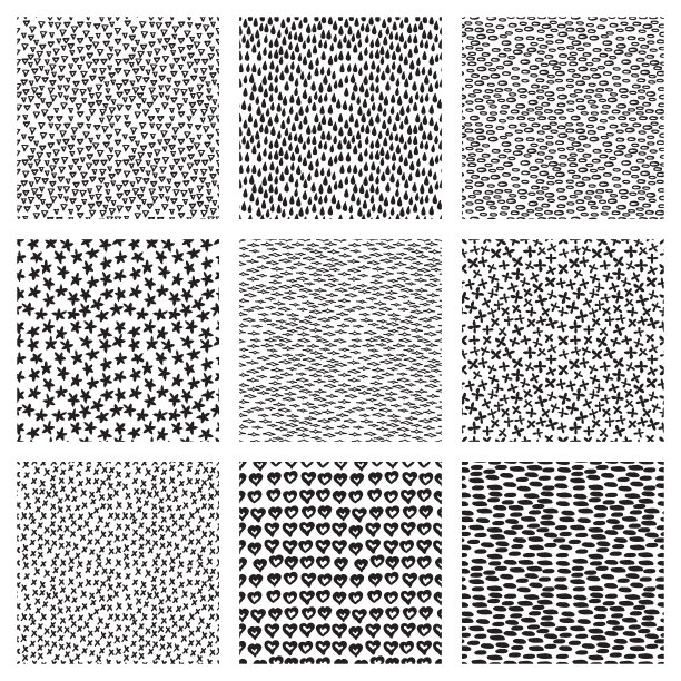 三角形碎花面料