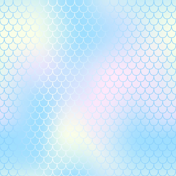 蓝调几何图案无缝背景