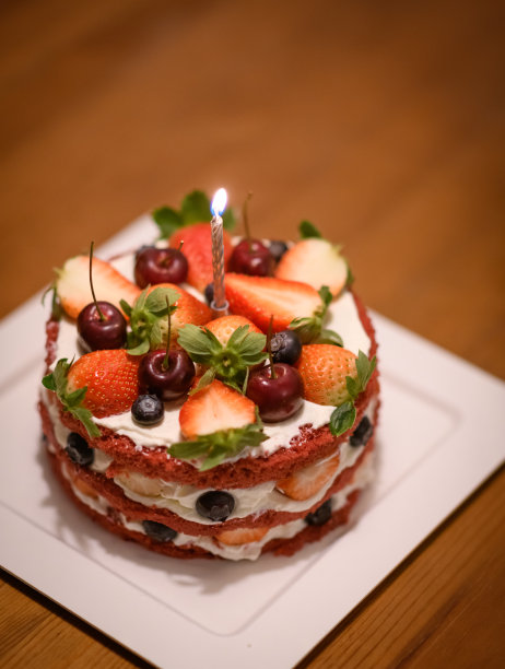 山莓蛋糕