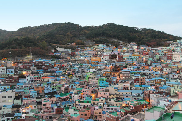 韩国釜山甘川文化村