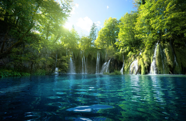 waterfalls