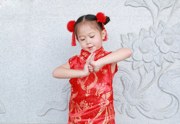 中国风旗袍美人