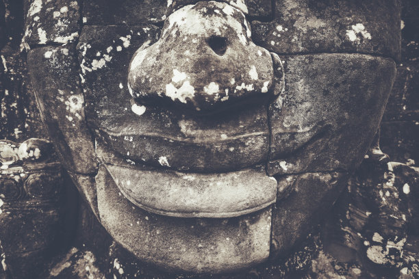 吴哥窟,巴戎寺的佛像