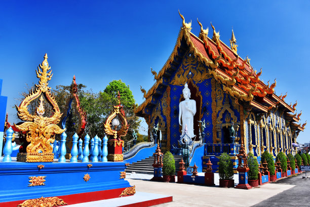 泰国清莱府蓝庙
