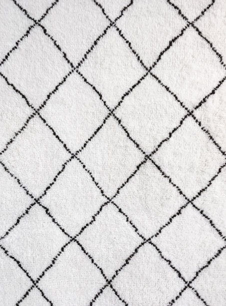 简约线条纹理地毯