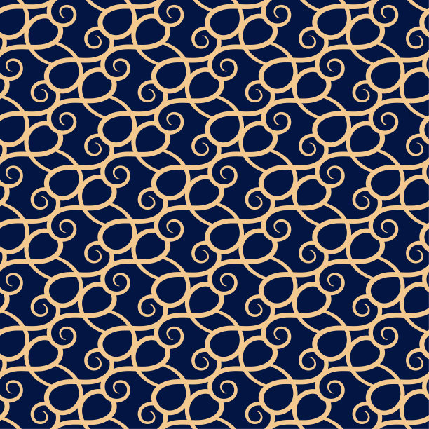 金色抽象格子纹