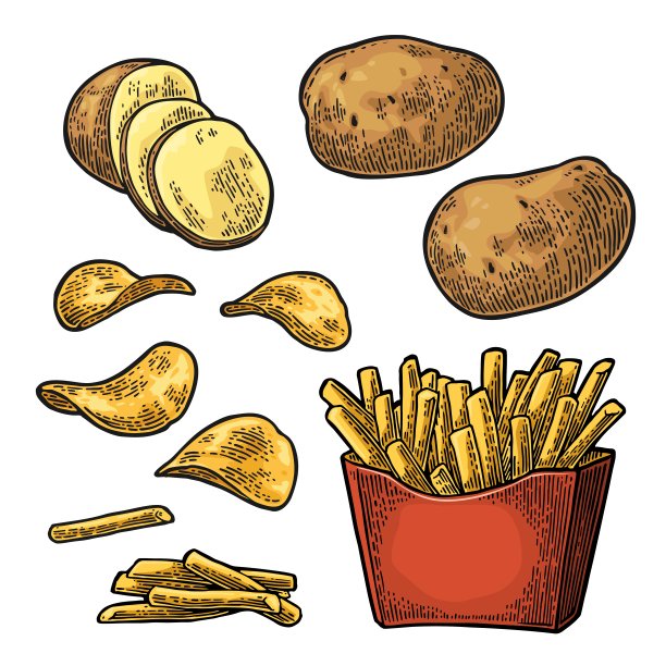 薯片 土豆