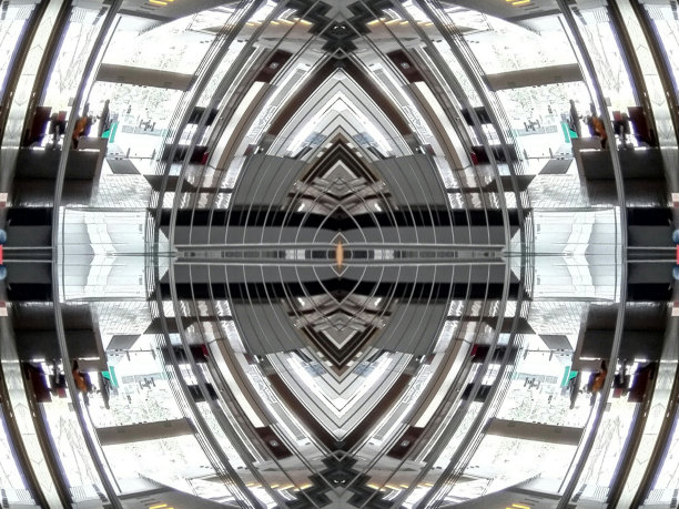 精美对称圆形花纹图案