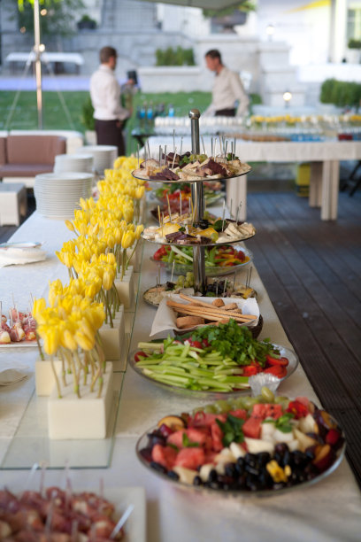 竖版健康食堂文化墙