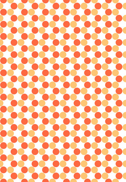 橙色格子布纹