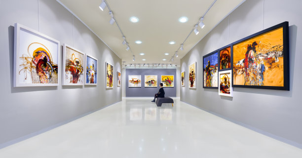 美术展览展览厅