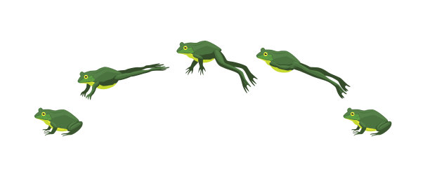 leaping