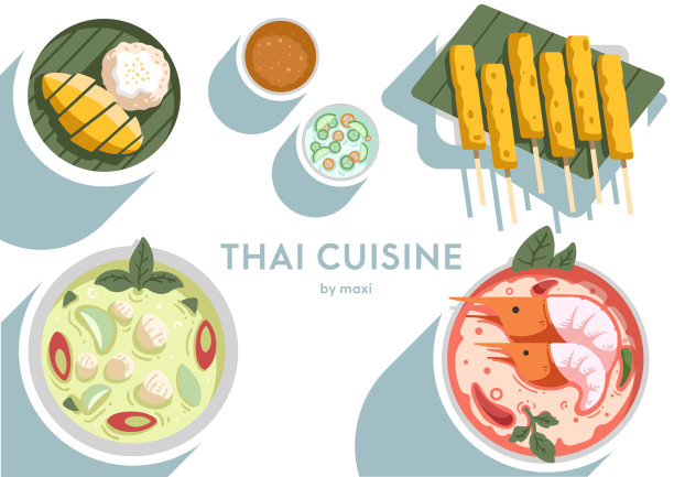 美食插画