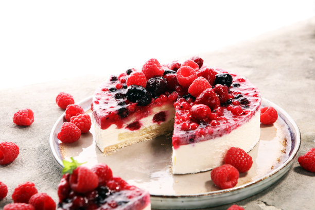 山莓蛋糕