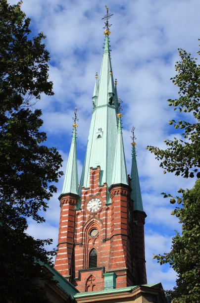 瑞典建筑尖顶建筑