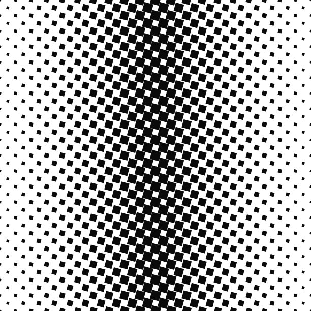 几何图案黑白无缝纹理