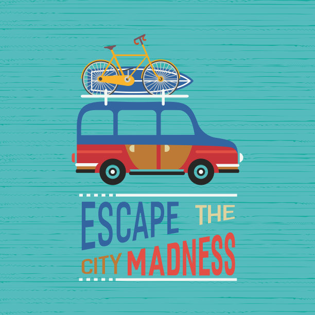 面包车字体设计