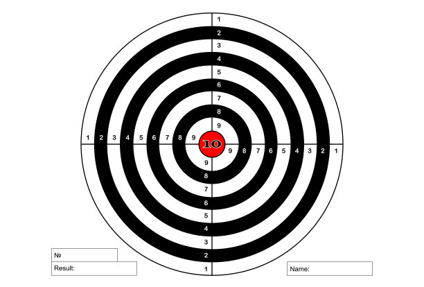 射击用靶纸
