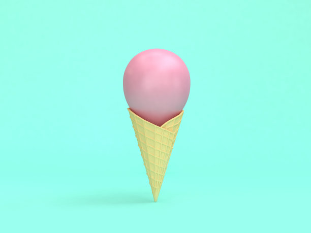 冰淇淋甜筒模型