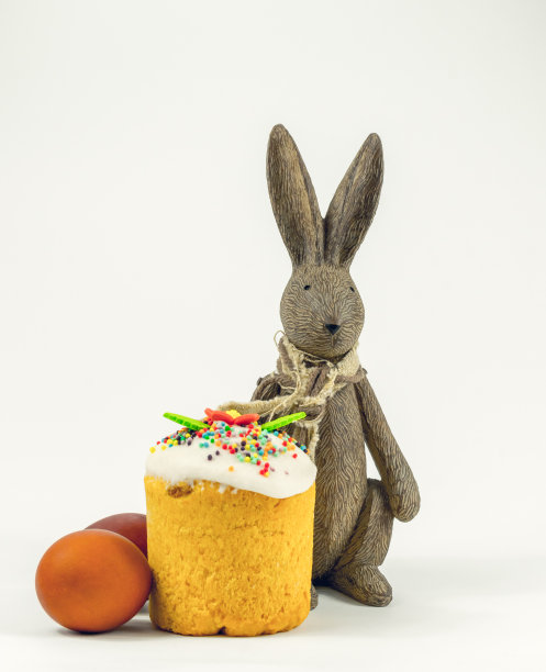 可爱小兔子蛋糕