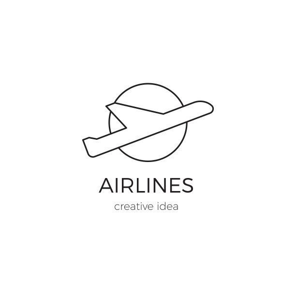 航空机场logo