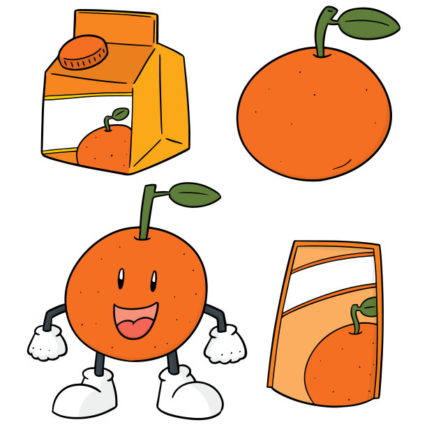 橘子创意图