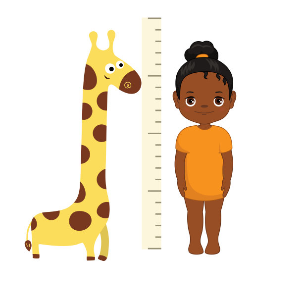 量身高长颈鹿