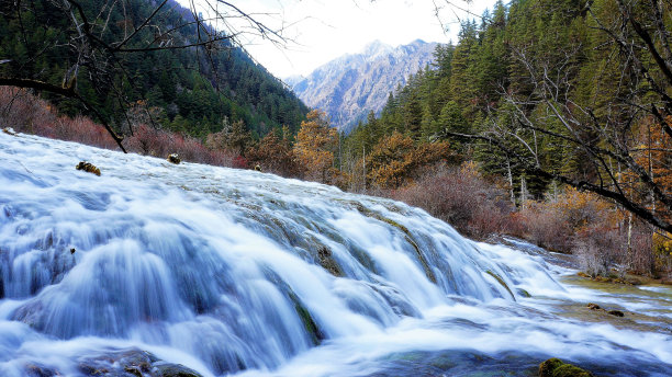 溪水,溪流,小溪,山谷,河流